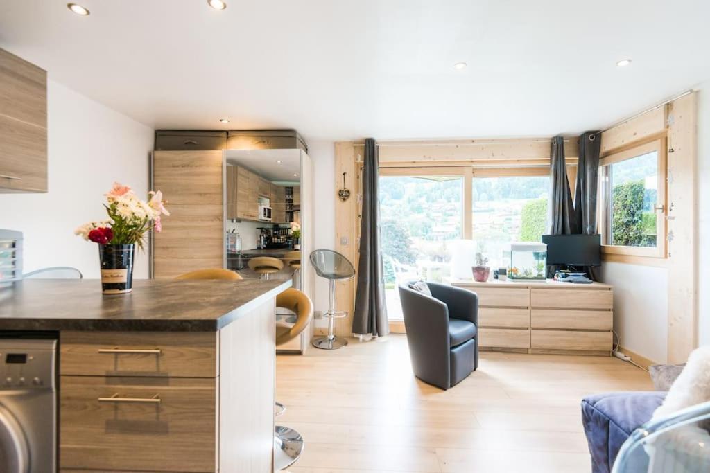 Апартаменты Pied-A-Terre Cosy Face Aux Pistes De La Princesse Деми-Картье Экстерьер фото