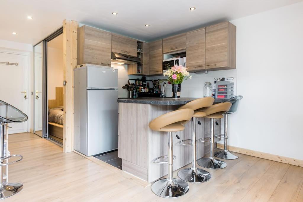Апартаменты Pied-A-Terre Cosy Face Aux Pistes De La Princesse Деми-Картье Экстерьер фото